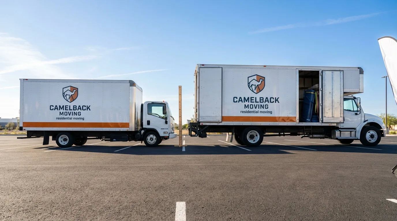 Moving truck size capacity guide in Reidsville